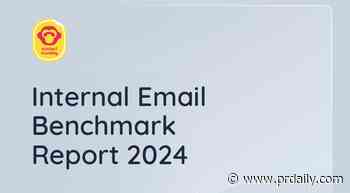 Internal Email Benchmark Report 2024 from ContactMonkey