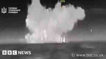 The Ukrainian sea drones hunting Russian warships