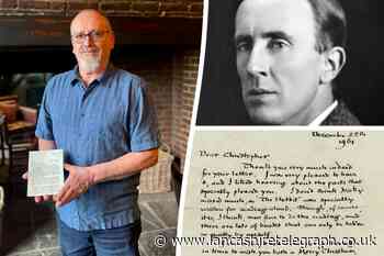 JRR Tolkien's 1961 letter to Lancashire boy to fetch £10k at auction