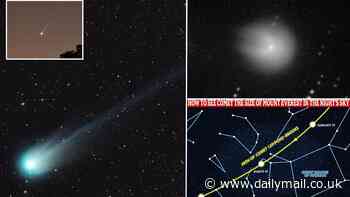 'Once in a lifetime' comet larger than Mount Everest could become visible to the naked eye in the coming weeks - here's how to see it