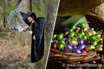 Hekselien trakteert kinderen in sprookjesbos op gratis paaseieren en kindvriendelijke toverdrank