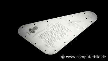 NASA-Mission zum Jupiter befördert graviertes Artefakt