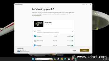 How to use Windows Backup to restore key files and settings onto a new PC