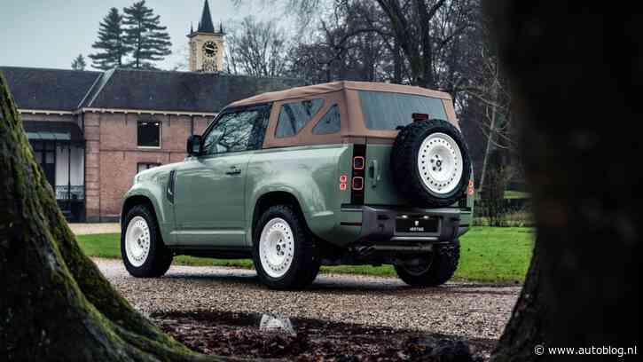 Defender Cabrio met V8 is episch cool!