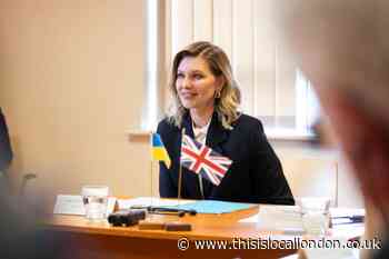 Ukraine First Lady Olena Zelenska visits Newham mental health unit