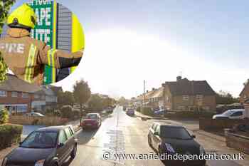 House fire in Addison Road, Enfield, destroys conservatory