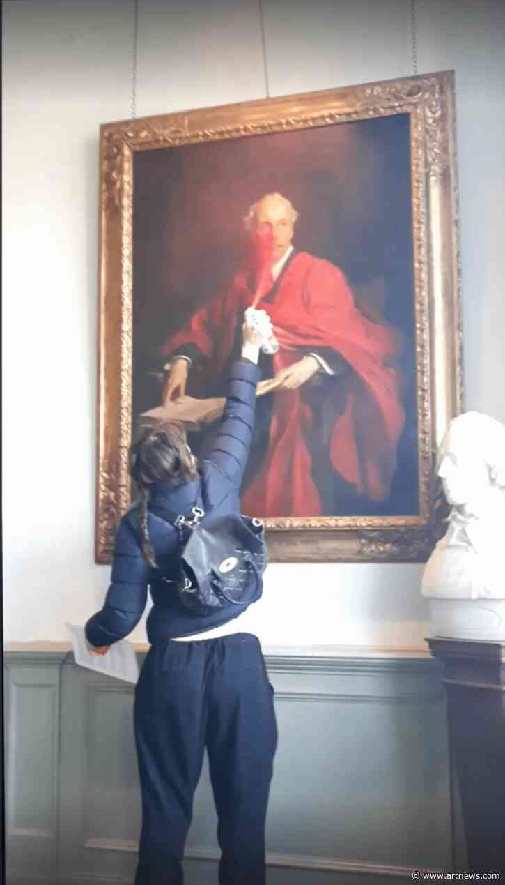 Police Will Investigate Pro-Palestine Activists’ Defacement of Arthur Balfour Portrait at Cambridge