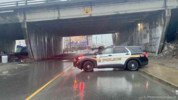 Pedestrian hospitalized after being hit by a car early Tuesday in Abbotsford