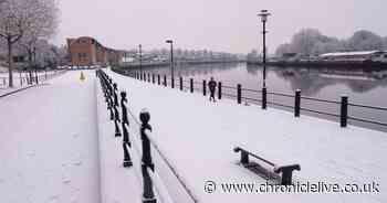 Newcastle could be hit with '3cm of snowfall an hour' later this month