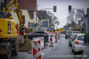 Dorfstraße fünf Wochen lang Baustelle