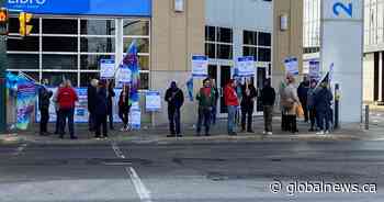 Ford government refutes LCBO privatization claims as union members rally in 11 cities