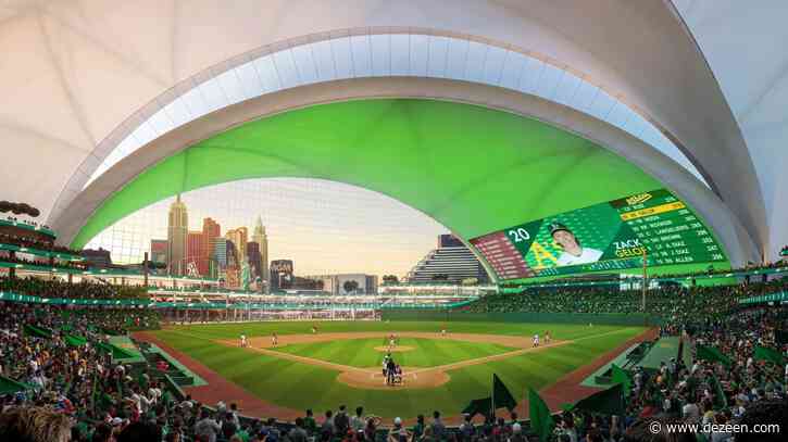 Dezeen Agenda features covered ballpark in Las Vegas by BIG