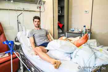 “Toen ik mijn been zag bengelen, wist ik het zeker”: blessure betekent abrupt einde voor HBVL Provinciaal Voetballer