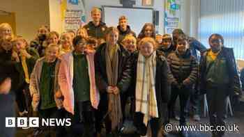 Hull City academy players inspiring schoolchildren