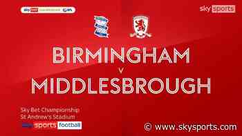 Birmingham 0-1 Middlesbrough