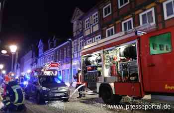 FW Celle: Küchenbrand in der Celler Altstadt