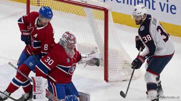 Cayden Primeau earns 41-save shutout as Canadiens blank Blue Jackets 3-0