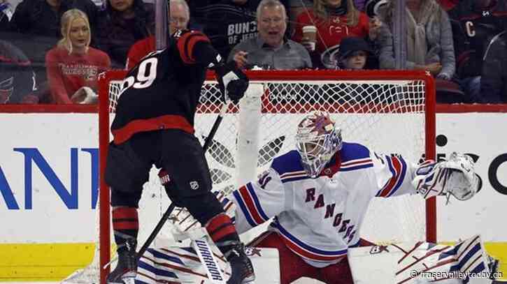 Shesterkin flawless again for Rangers, who beat division rival Hurricanes 1-0