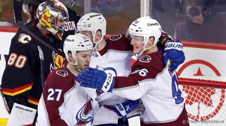 Mikko Rantanen’s four-point night lifts Avalanche over Flames 6-2