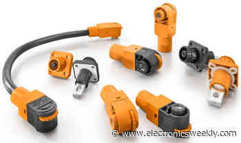 High power battery connectors are polarised and sealed to IP67