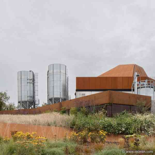 ODOS Architects crowns Church of Oak Distillery with pyramidal Corten roofs