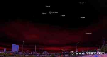 See the crescent moon and Jupiter meet up in the night sky March 13