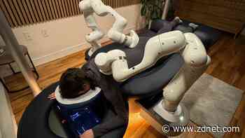 I got a massage from an AI robot, and it was surprisingly relaxing