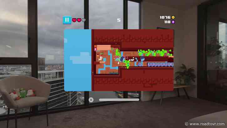 Vision Pro Games Are Starting to Blend 3D with Flatscreen-native Gameplay