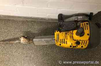 POL-HI: Eigentümer von Werkzeugmaschinen gesucht