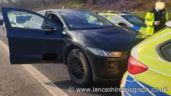 Jaguar driver who said ‘brakes failed’ on M62 arrested