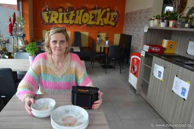 Bianca (50) wil als frituriste steeds in iets uitblinken en gaat nu met herbruikbare schaaltjes en kommen de milieuvriendelijke toer op