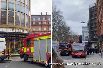 Sloane Square London incident: Firefighters flock to scene