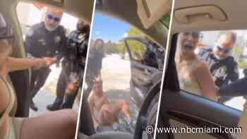 Video shows tense Sunny Isles Beach Police stop of singer who had fake diplomatic tag