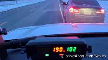 Sask. driver caught speeding at 190 km fined $1,246