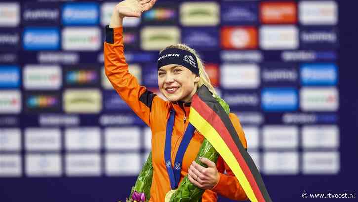 Schaatskoningin Joy Beune uit Borne geniet van het succes: "Felicitatie van de koning was de mooiste"