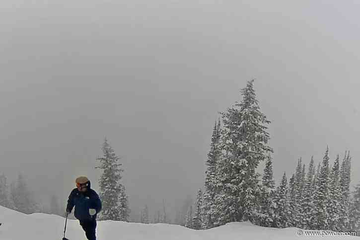 Utah Ski Resort Starts Day With Fresh Snow And Powder Turns