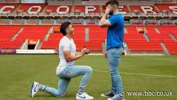 Trailblazer Cavallo gets engaged on football pitch