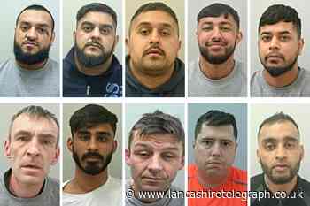 Custody shots of Accrington and Rossendale gang released