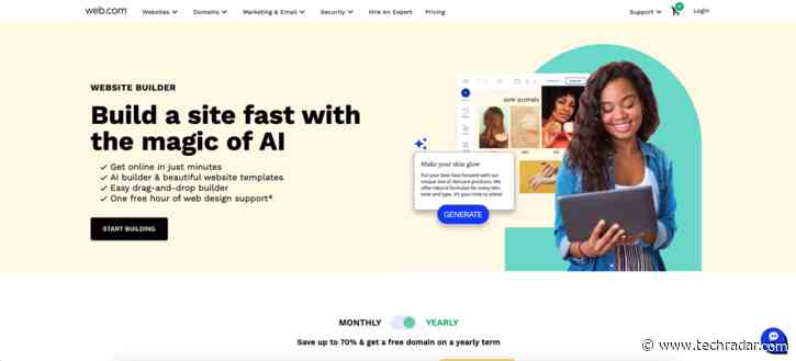 Web.com website builder review