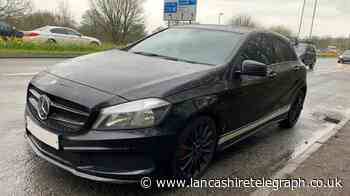 Police warning as Mercedes with tinted windows seized