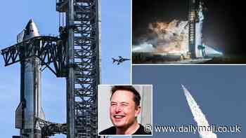 SpaceX will launch its £2.4 billion Starship rocket for the third time today - here's how to watch the epic test flight live