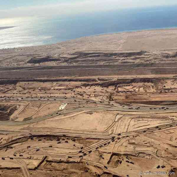 Video reveals construction progressing on The Line in Neom