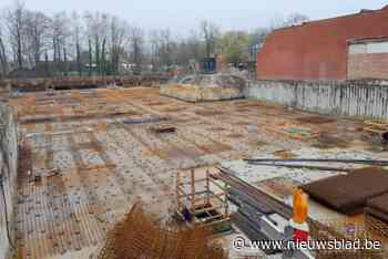 Parking Deroissart exclusief voorbehouden voor betonmixers en helikopters