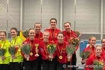 Vier keer eremetaal voor XL rope and dance op BK rope skipping voor teams