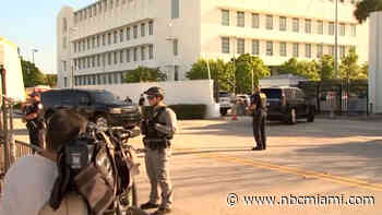 Trump arrives at Florida courthouse for hearing on whether to dismiss classified documents case