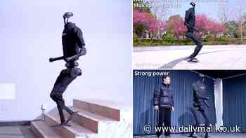 Us-AI-n Bolt! Watch as a huge Chinese humanoid robot sets a new world speed record - hitting an impressive 7mph