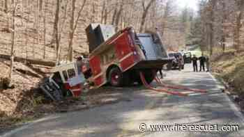 4 W.Va. firefighters injured in fire truck crash