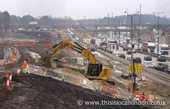 M25 maintenance workers in Dartford set to strike over pay