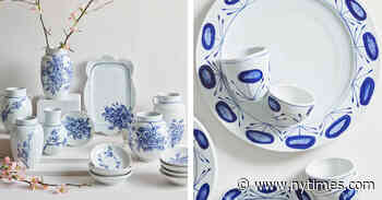 Handmade Porcelain Painted With Brooklyn Blossoms