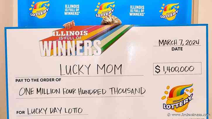 Illinois mother wins $1.4 million lottery by using kids' birthdays as numbers